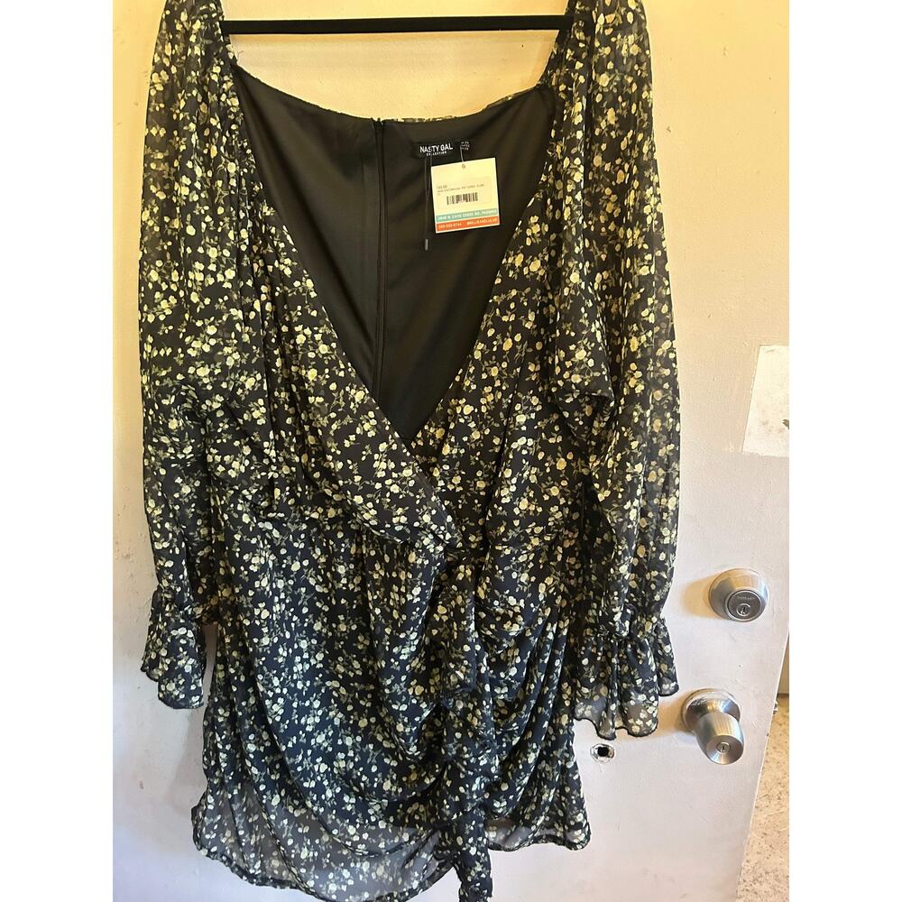 Nasty Gal Collection PATTERNS - FLORAL WOMENS DRESS Sz. 20